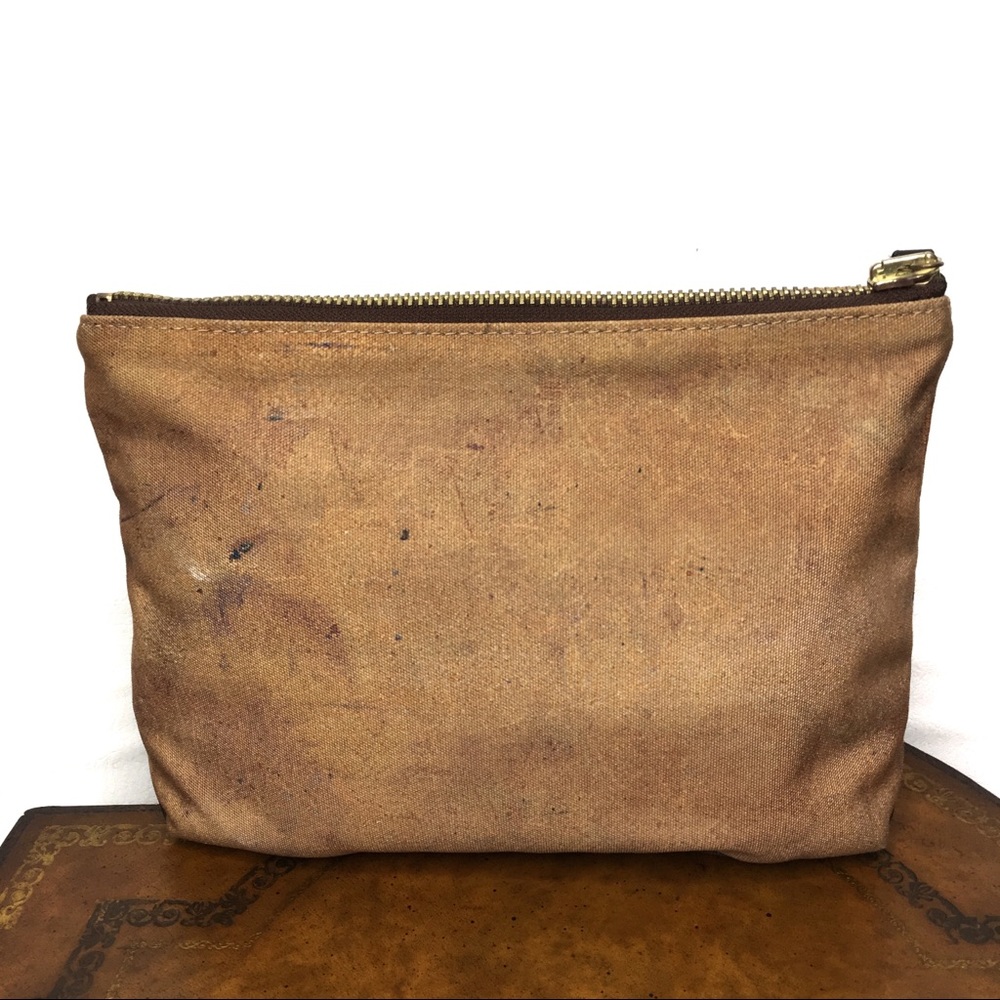 Paul Smith Travel Cosmetic Toiletries Bag Brown - Picture 3 of 7